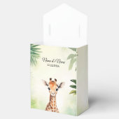 Cute Giraffe Jungle Baby Shower Party Beautiful Bedankdoosjes (Geopend)