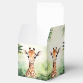 Cute Giraffe Jungle Baby Shower Party Beautiful Bedankdoosjes (Geopend)