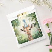 Cute Giraffe Jungle Baby Shower Party Beautiful Bedankzakje (Gezegeld)