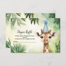 Cute Giraffe Jungle Baby Shower Party Beautiful