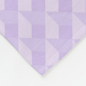 Cute giraffe kawaii cartoon kinder naam fleece deken (Hoek)