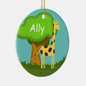 Cute Giraffe Keramisch Ornament (Rechts)