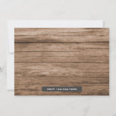 Cute Giraffe Kids Birthday Party Photo Invitation Kaart (Achterkant)