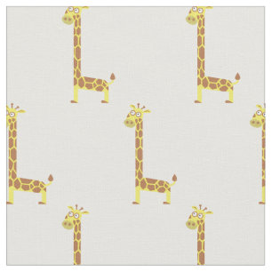 Cute Giraffe Kinder Baby Nursery White Stof
