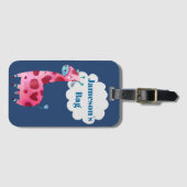 Cute Giraffe Kinder Bagagelabel (Voorkant (horizontaal))