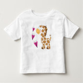 Cute Giraffe Kinder Shirts (Voorkant)