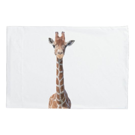 Cute giraffe kussensloop (Achterkant)
