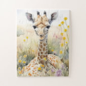 Cute Giraffe Legpuzzel (Verticaal)
