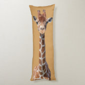 Cute giraffe lichaamskussen (Achterkant (Verticaal))