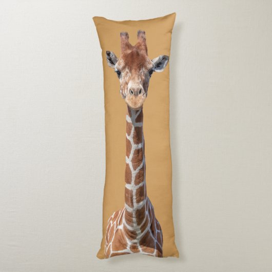 Cute giraffe lichaamskussen (Achterkant (Verticaal))