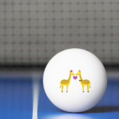 Cute Giraffe Love Pingpongbal (Net)