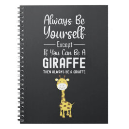 Cute Giraffe Lover Gifts Animals Funny Humor Notitieboek