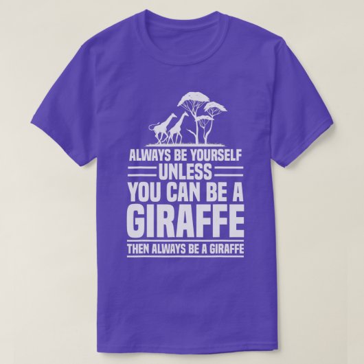 Cute Giraffe Lover Quote Gezegden Zoo I Love Giraf T-shirt (Design voorkant)