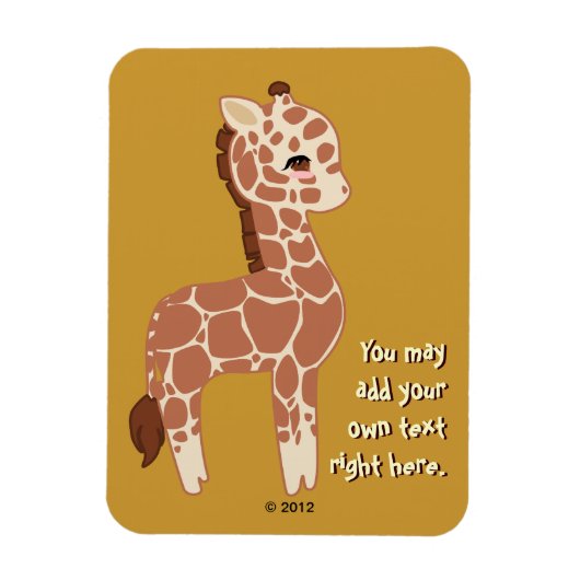 Cute Giraffe Magneet (Verticaal)