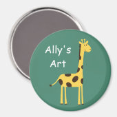 Cute Giraffe Magneet (Voorkant / Achterkant)