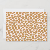 Cute Giraffe Mam & Baby Neutrale Baby shower Kaart (Achterkant)