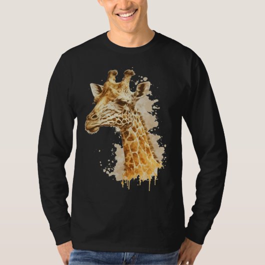 Cute Giraffe Men Women Kids  1 T-shirt (Voorkant)