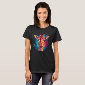 Cute Giraffe Men Women Kids T-shirt (Voorkant volledig)
