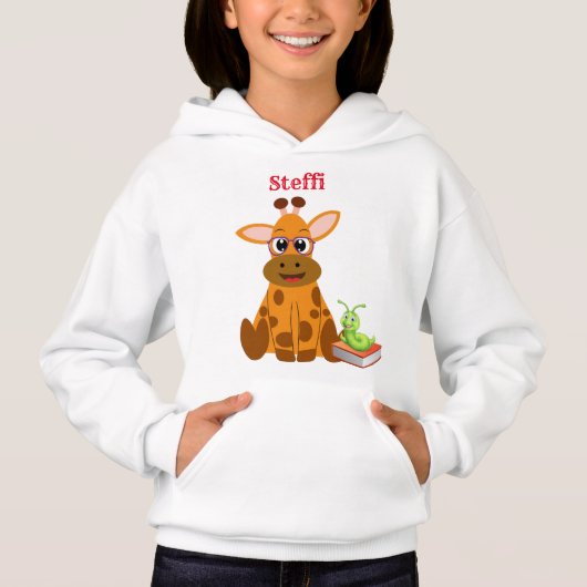 Cute Giraffe met bril (Voorkant)