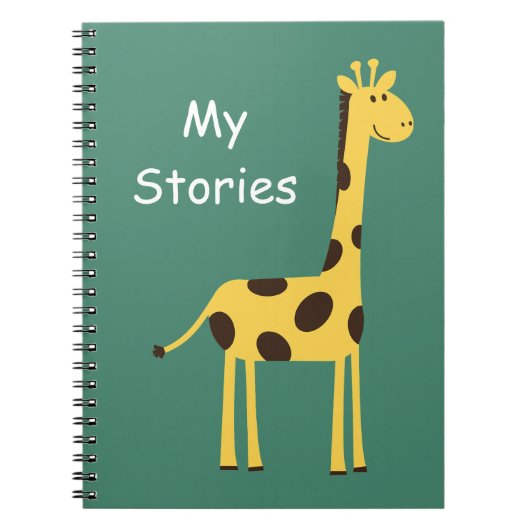 Cute Giraffe Notitieboek (Voorkant)