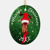 Cute Giraffe Ornament | kerstboomverkleuring (Rechts)