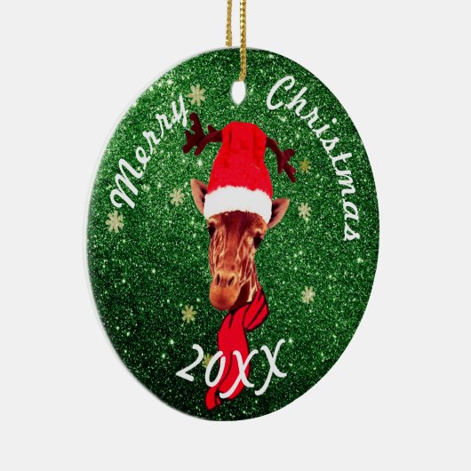 Cute Giraffe Ornament | kerstboomverkleuring (Rechts)