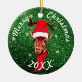 Cute Giraffe Ornament | kerstboomverkleuring (Voorkant)