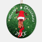 Cute Giraffe Ornament | kerstboomverkleuring (Links)