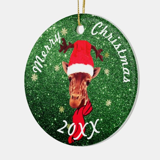 Cute Giraffe Ornament | kerstboomverkleuring (Links)