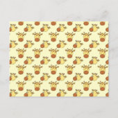 Cute Giraffe Pattern. Cartoons. Briefkaart (Voorkant)