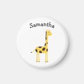 Cute Giraffe Personalized Magneet (Voorkant)