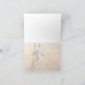 Cute Giraffe Photo Moderne Waterverf Animal Notitiekaartje (Binnen)