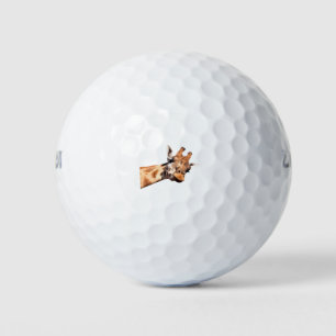 Cute Giraffe Portrait Golfballen