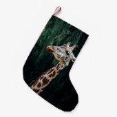 CUTE GIRAFFE PORTRAIT KLEINE KERSTSOK (Voorkant (Hangend))