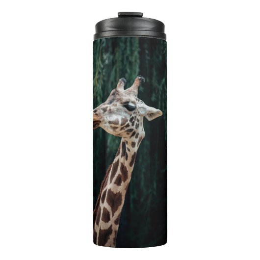 CUTE GIRAFFE PORTRAIT THERMOSBEKER (Voorkant)