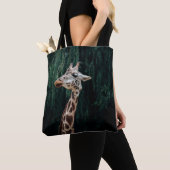 CUTE GIRAFFE PORTRAIT TOTE BAG (Dichtbij)
