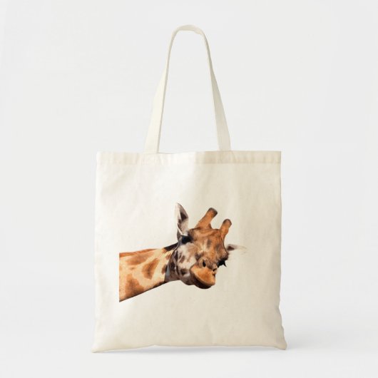 Cute Giraffe Portrait Tote Bag (Voorkant)
