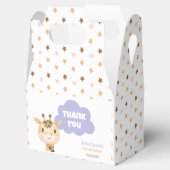 Cute Giraffe Safari Animal Kids Birthday Bedankdoosjes (Geopend)