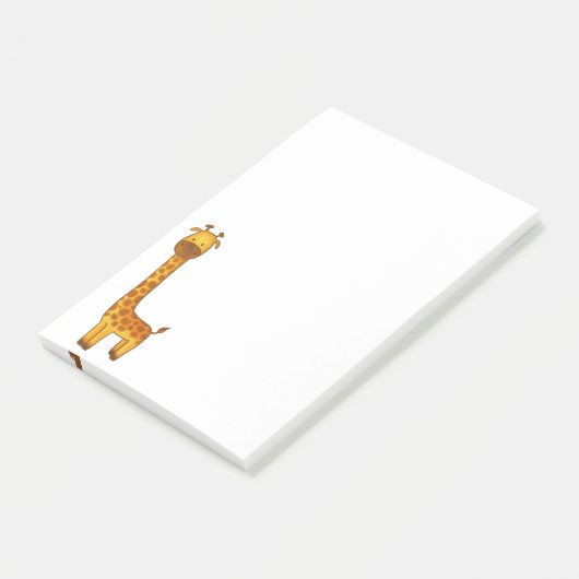 Cute Giraffe Safari Animal Post-it® Notes (Schuin)