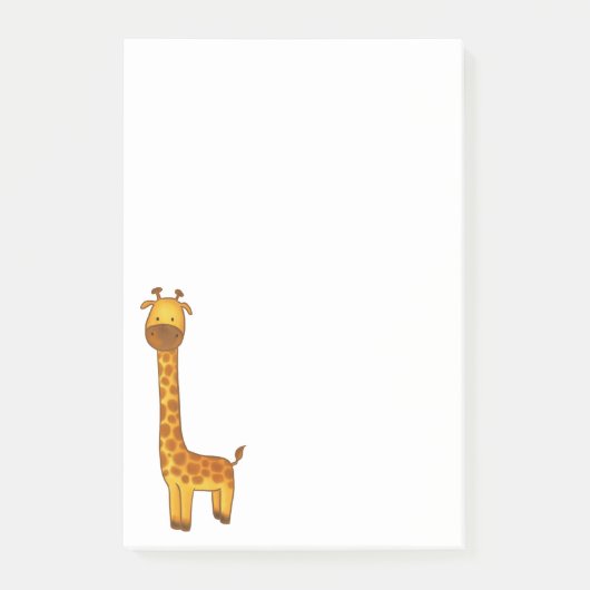 Cute Giraffe Safari Animal Post-it® Notes (Voorkant)