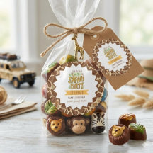 Cute Giraffe Safari Jungle Kinderen Verjaardagsfee