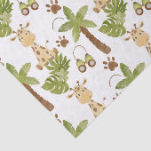 Cute giraffe safari tissuepapier (Detail)