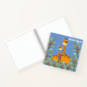 Cute giraffe sketch notitieboek (Binnen)