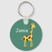 Cute Giraffe Sleutelhanger (Voorkant)
