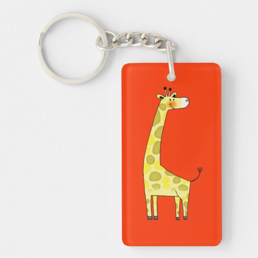 Cute giraffe sleutelhanger (Voorkant)