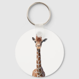 Cute giraffe sleutelhanger