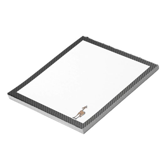 Cute Giraffe; stijlvol Notitieblok (Linkerzijde)