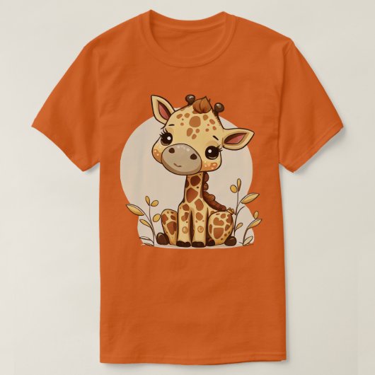 Cute Giraffe T-shirt (Design voorkant)