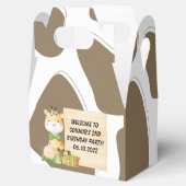 Cute Giraffe voor Toddlers Bedankdoosjes (Geopend)