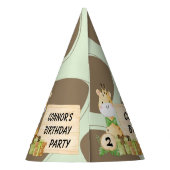 Cute Giraffe voor Toddlers Feesthoedjes (Achterkant)